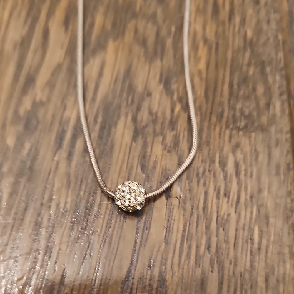 Napier Crystal Ball Pendant Necklace